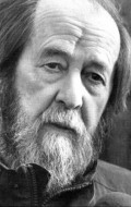 Writer, Actor Aleksandr Solzhenitsyn - filmography and biography.