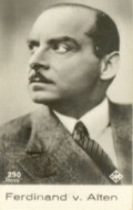 Actor Ferdinand von Alten - filmography and biography.