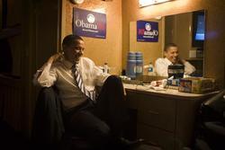 Barack Obama - best image in filmography.