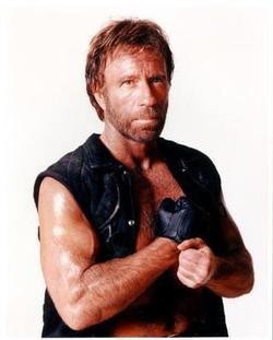 Chuck Norris - best image in filmography.