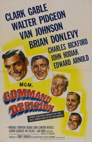 Command Decision movie in Walter Pidgeon filmography.