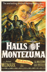 Halls of Montezuma movie in Robert Wagner filmography.