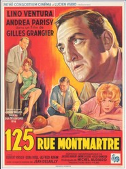 125 rue Montmartre movie in Lino Ventura filmography.
