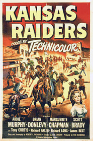Kansas Raiders movie in Tony Curtis filmography.