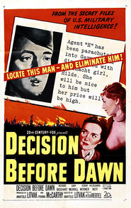 Decision Before Dawn movie in Gary Merrill filmography.