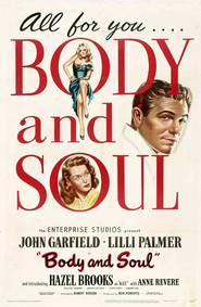 Body and Soul movie in William Conrad filmography.