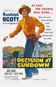 Decision at Sundown movie in Ray Teal filmography.