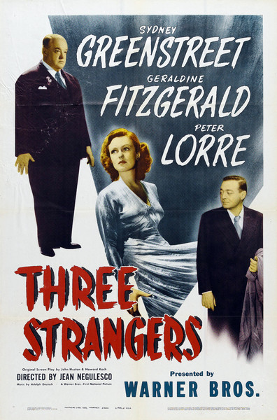 Three Strangers is the best movie in Peter Lorre filmography.