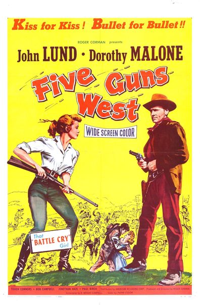 Five Guns West is the best movie in James Stone filmography.
