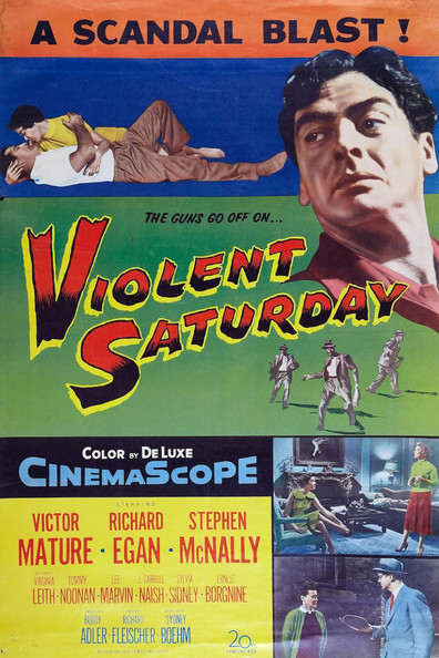 Violent Saturday is the best movie in J. Carrol Naish filmography.