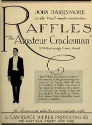 Raffles, the Amateur Cracksman movie in Christine Mayo filmography.