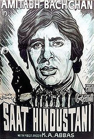 Saat Hindustani movie in Amitabh Bachchan filmography.