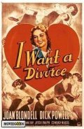 I Want a Divorce movie in Dorothy Burgess filmography.