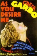 As You Desire Me movie in Melvyn Douglas filmography.