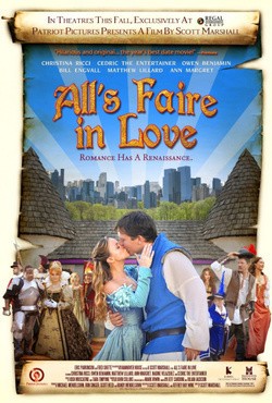 All's Faire in Love movie in Christina Ricci filmography.