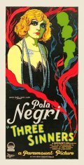 Three Sinners movie in Pola Negri filmography.