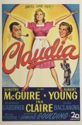 Claudia movie in Robert Young filmography.