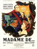 Madame de... movie in Max Ophuls filmography.